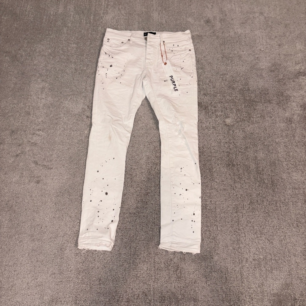 Purple Brand Jeans White Denim Size 31